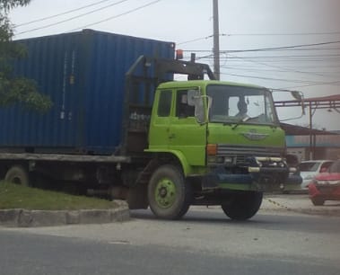 Rambu Larangan Truk Tonase Melintas Dalam Kota Segera Dipasang
