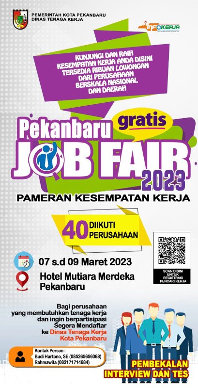 Mau Cari Kerja, Kunjungi Job Fair 40 Perusahaan Maret Nanti
