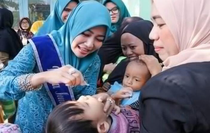 Dua Hari Pelaksanaan, Gerakan Vaksin Polio Belum Capai Target di Riau