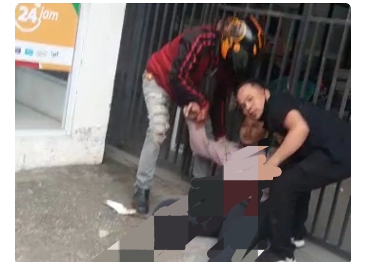 Terekam CCTV, Detik-detik Aksi Perampokan dan Penembakan Petugas ATM di Tanjung Datuk