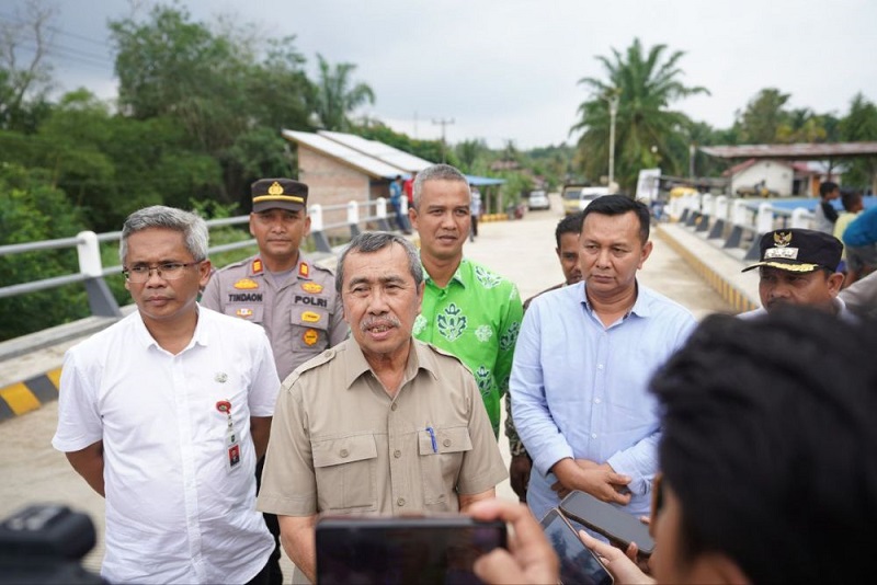 Kini Sudah Ada Bis Masuk ke Rokan IV Koto