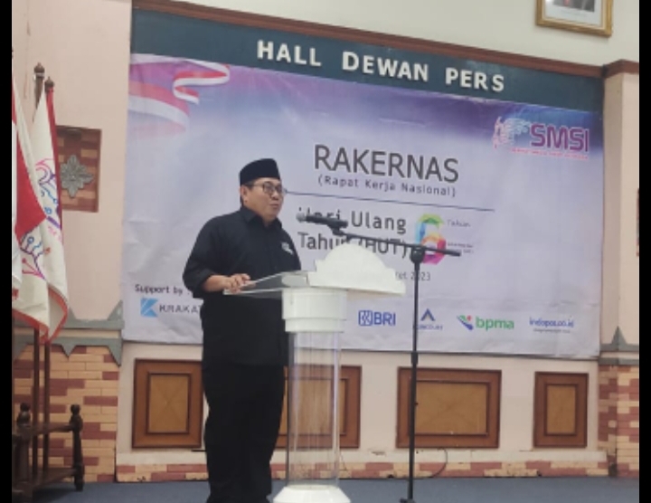 Rakernas SMSI, Firdaus: Media-Media Kecil Punya Hak Tumbuh di Dalam Iklim Demokrasi