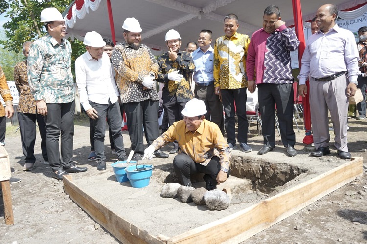 Pembangunan Asrama Mahasiswa Rohul di Yogyakarta Dimulai, Bupati Sukiman: Jaga Sebaik-baiknya