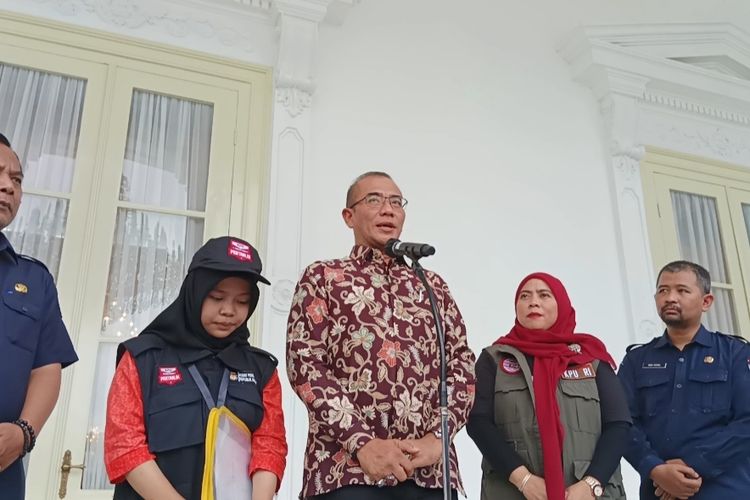 Temui Presiden Jokowi di Istana, KPU Akui 