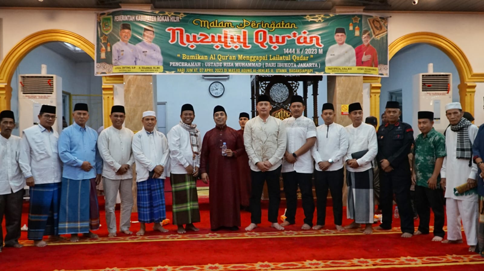 Peringatan Nuzul Quran, Wabup Rohil: Jadikan Al-Quran Sebagai Pedoman Hidup