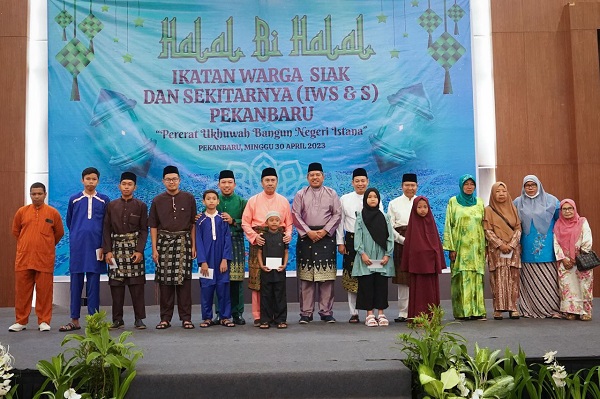 Gubri Bicara Tentang Hubungan Batin, Jalan dan Investasi Saat Halal Bihalal Pemkab Siak dan IWS-S