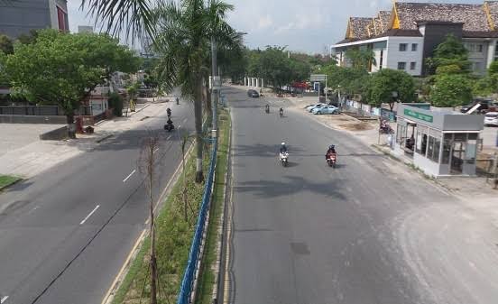 H+1 Lebaran Idul Fitri Jalanan di Pekanbaru Sepi