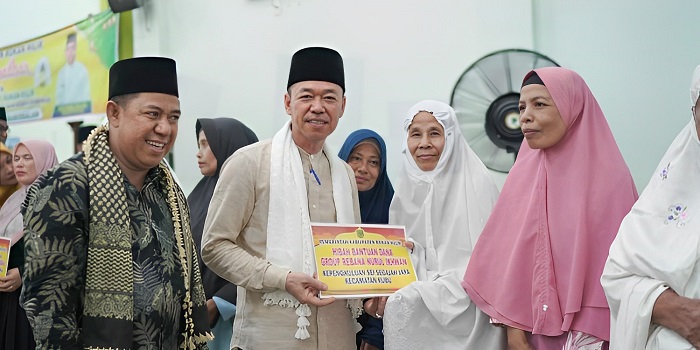 Bupati Rohil dan Ketua TP-PKK Safari Ramadhan ke Kubu dan Kuba
