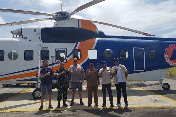 Heli Water Bombing dari BNPB Sudah Tiba