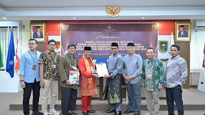 Termasuk Dr. H. Chaidir, 24 Bakal Calon DPD RI Sudah Mendaftar ke KPU Riau