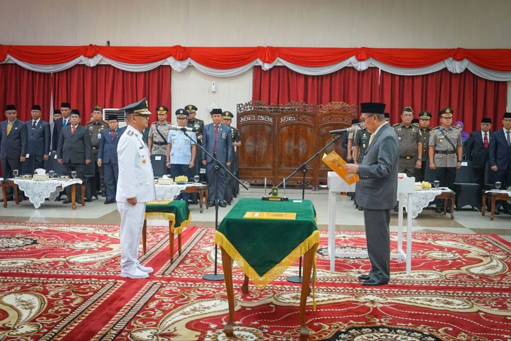 Gubernur Riau Beri Tugas Penting ke Pj Kampar dan Pj Pekanbaru Dalam Hadapi Pemilu dan Karhutla