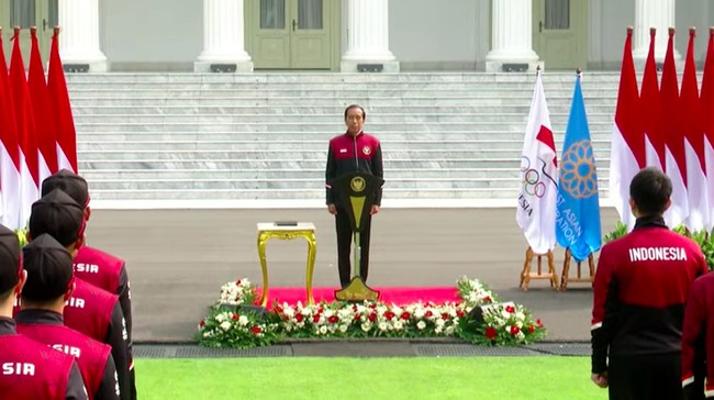 Target 69 Emas, Presiden Jokowi Lepas Kontingen Indonesia Ke SEA Games ke 32 di Kamboja