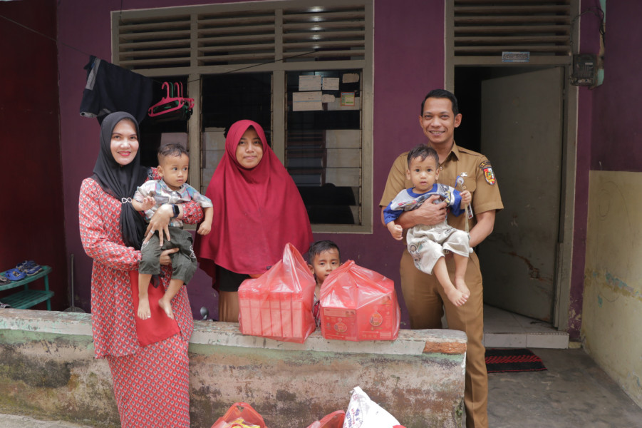 Wujudkan Pekanbaru Zero Stunting, Kadis Perkim Mardiansyah Jadi Bapak Asuh