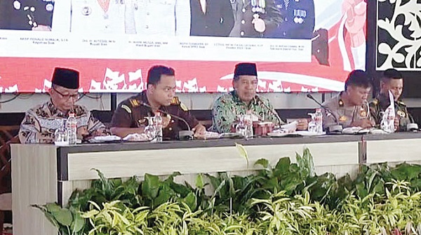 Rapat Forkopimda Siak, Alfedri: Mencegah Lebih Baik dari Mengatasi