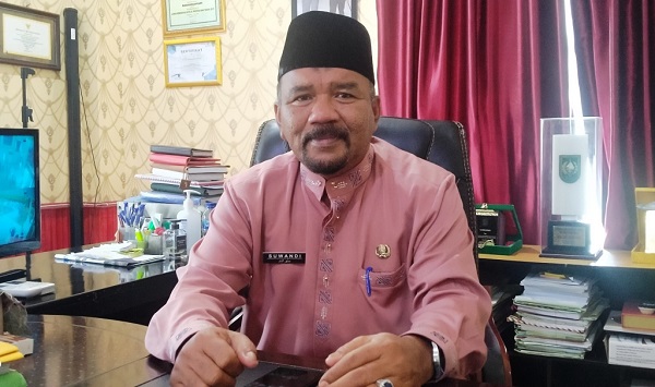 Hindari Hal Buruk, DLH Rohil Potong Pohon tak Produktif