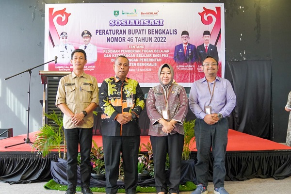 BKPP Bengkalis Sosialisasi Perbup Tentang Tugas dan Keterangan Belajar
