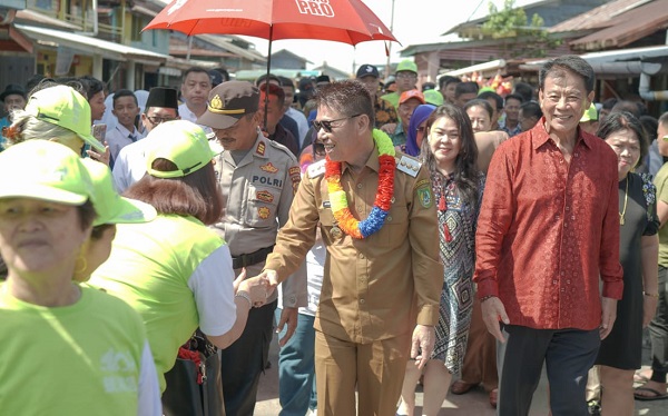 Dibangun Donatur Rp 34 Milyar, Bupati Rohil Resmikan Jalan di Pulau Halang