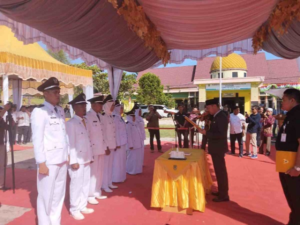 Berikut Nama-nama Pjs penghulu dan Kepala Puskesmas yang Dilantik Bupati Rohil