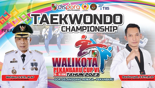 600 Atlet Bakal Adu Kuat di Taekwondo Walikota Pekanbaru Cup VI