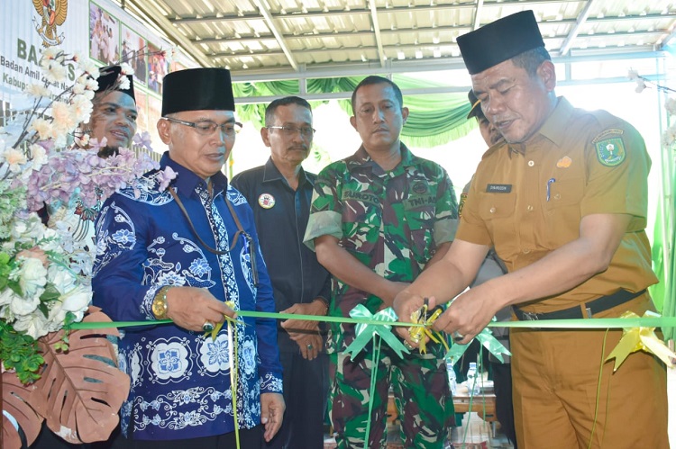 Bupati Inhu Resmikan Kantor Baznas, Sri Guntur Ajak Seluruh ASN Kumpulkan Zakat