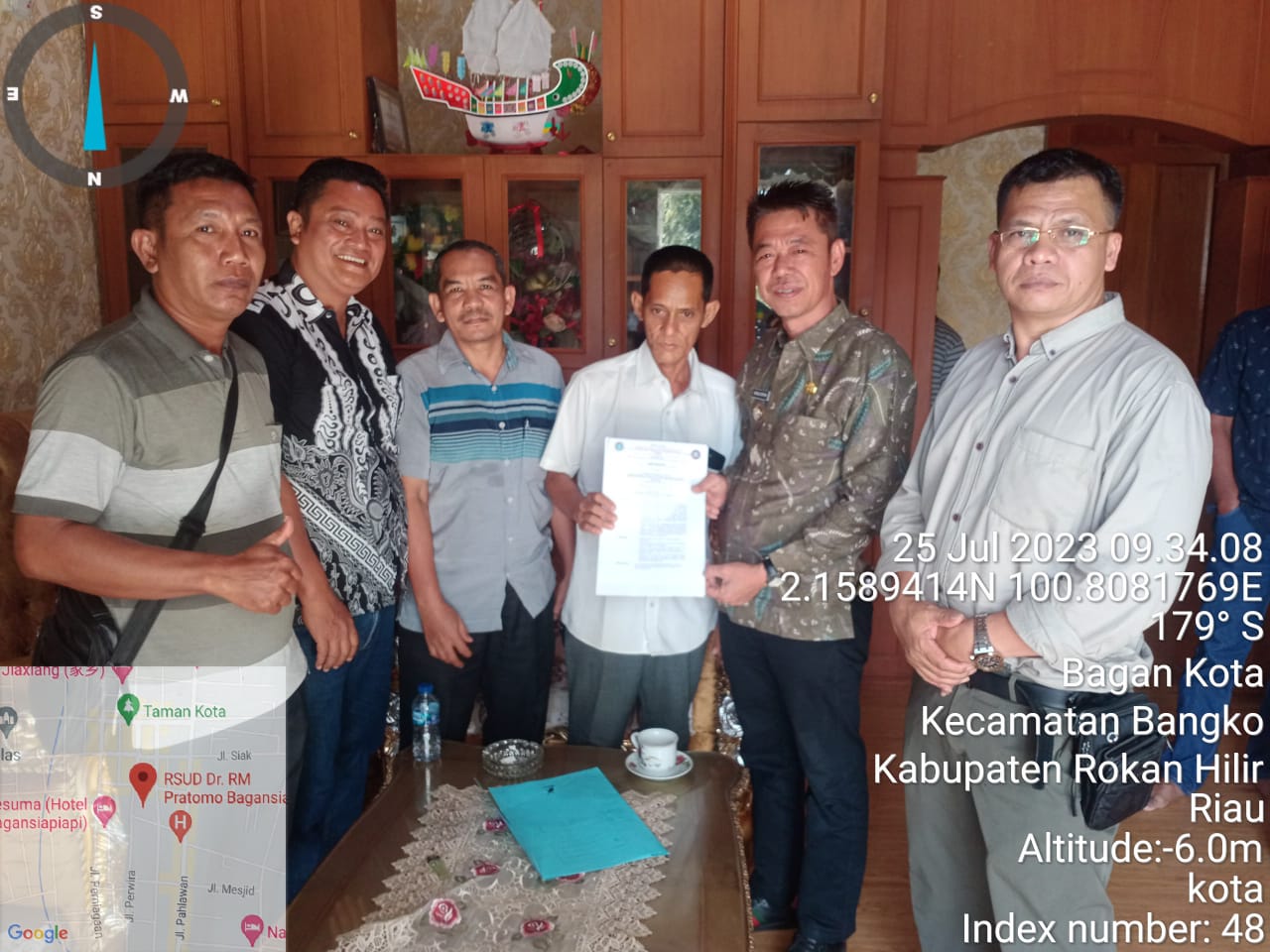 Bupati Afrizal Sintong Sambut Baik PC F.SPBPU Rohil