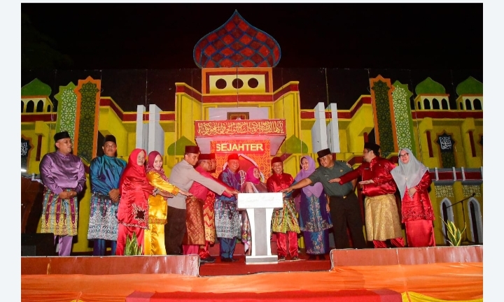Bupati Kasmarni Buka MTQ ke-18 Tingkat Kecamatan Siak Kecil 