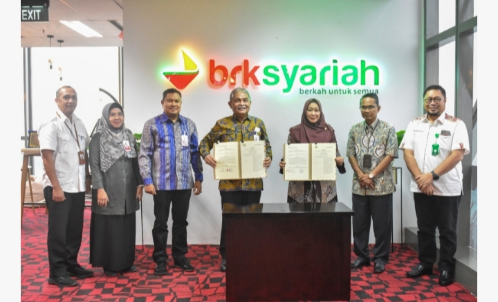 Unri Kerjasama Dengan BRK Syariah: Bank Daerah Berprestasi Nasional