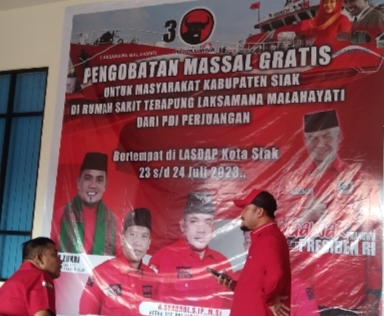 Misi Kemanusiaan, RS Terapung Malahayati Bersandar di Pelabuhan LLASDP Siak Pagi Ini