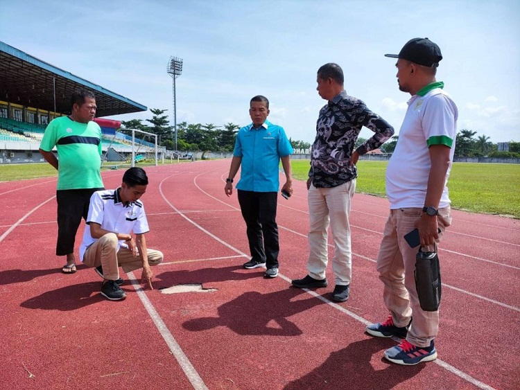 Stadion Tuanku Tambusai Jadi Venue Cabor Atletik Porwil Sumatera XI