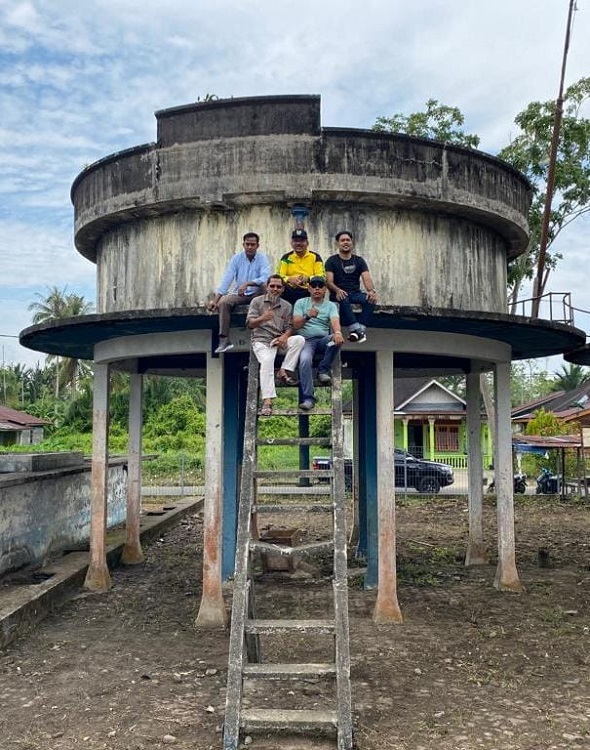 Water Leading, Bangunan Bersejarah yang Dapat Perhatian Khusus Kadis DLH Rohil