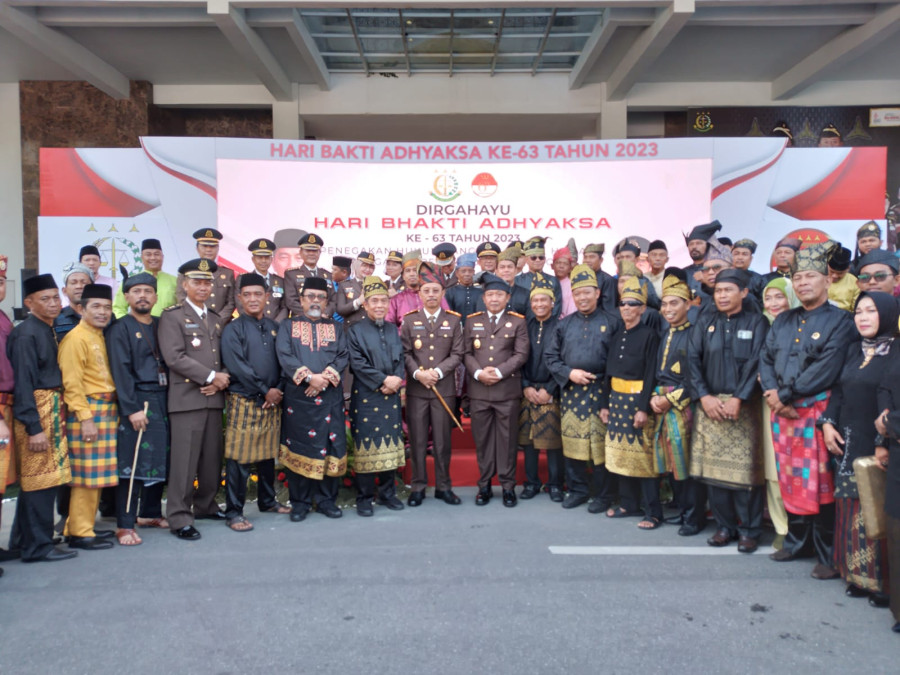 Hari Bakti Adhyaksa ke 63, LAM Riau dan LAM se Kecamatan Pekanbaru Dukung Penegakan Hukum Berkeadilan