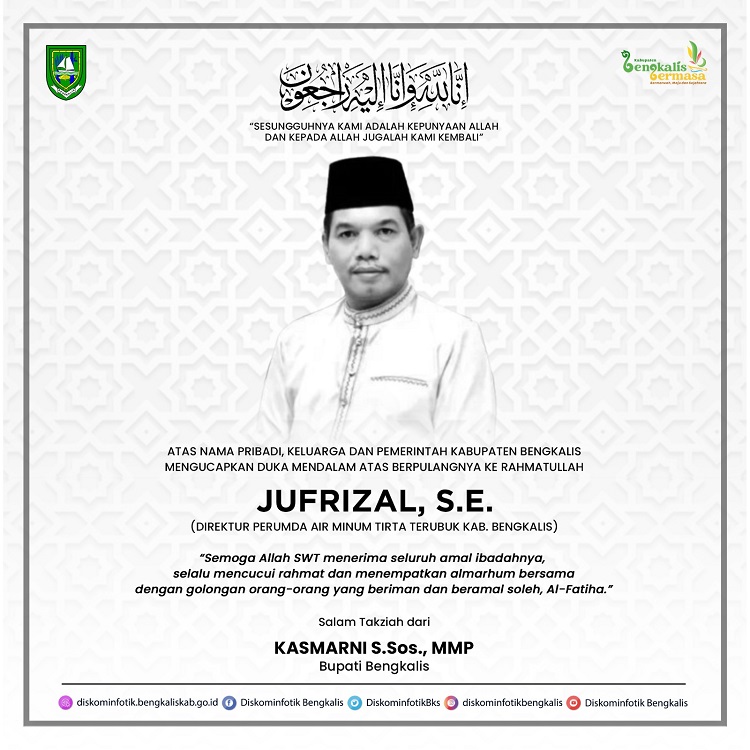 Direktur PDAM Bengkalis Tutup Usia