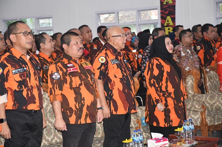 Senang Karena Pemuda Pancasila Kompak, Bupati Kasmarni: Harus Jadi Pioner
