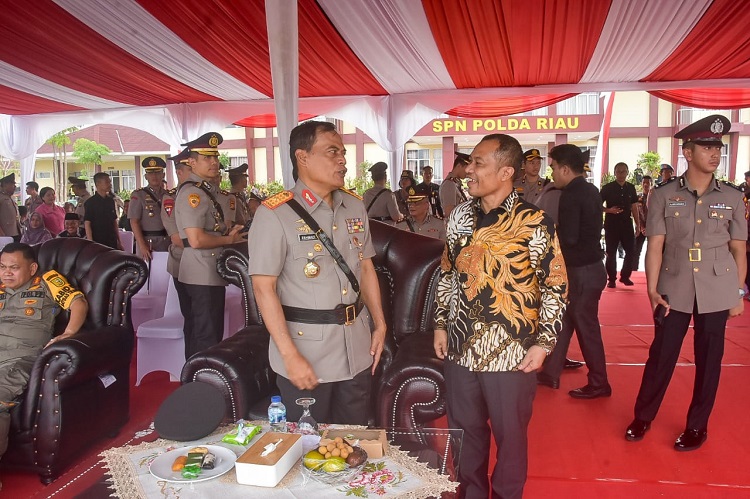 134 Personil Selesai Diktukba di SPN Polda Riau, Bagus Santoso: Selamat Bertugas