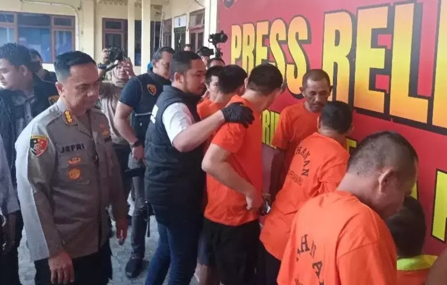 10 Tahanan Polsek Rumbai Yang Kabur Berhasil Ditangkap, 4 Terpaksa Ditembak