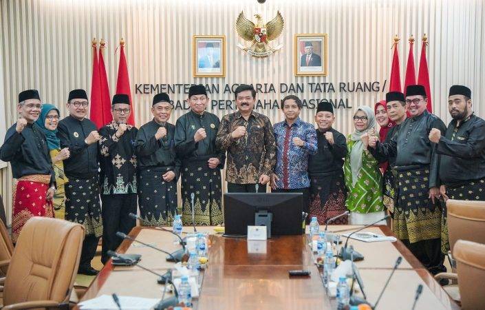 Sikapi Banyaknya Konflik Lahan Masyarakat dan Perusahaan, LAM Riau Temui Menteri ATR/BPN