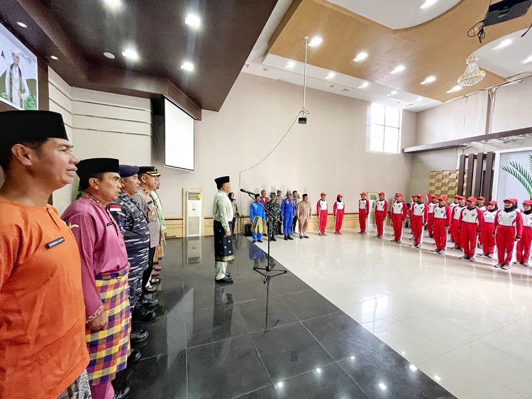 30 Calon Paskibra Meranti Mulai Latihan