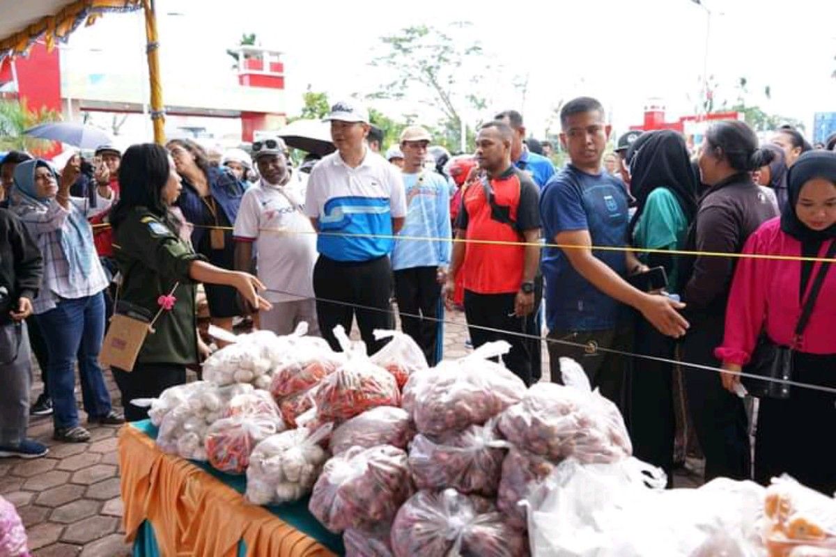 Badan Pangan Nasional Operasi Pasar di Perbatasan Negara, Perdana di Ranai Kepulauan Riau