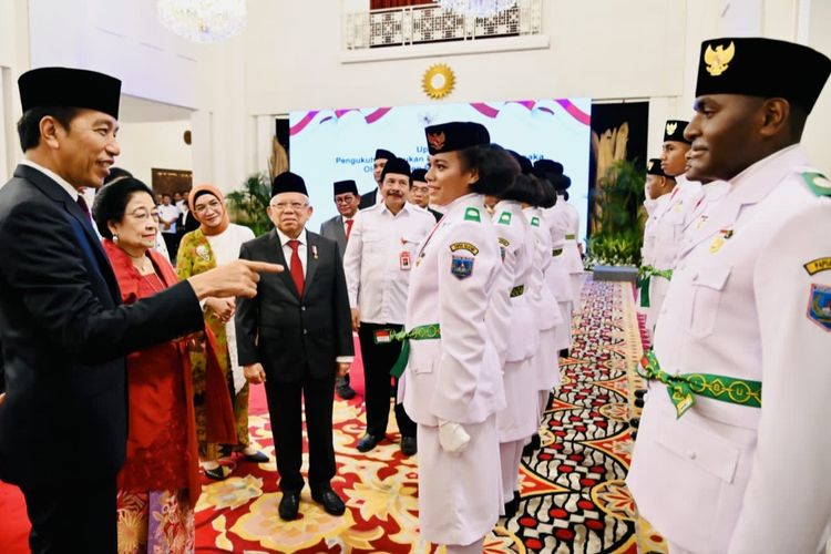 Hebat! Lilly Indiani, Jadi Anggota Paskibraka Nasional Pertama dari Papua Pegunungan