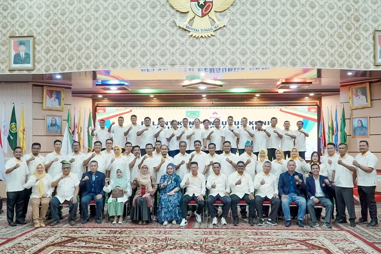 Pemkab Rohil Terus Suport KONI Melalui Anggaran dan Fasilitas Olahraga