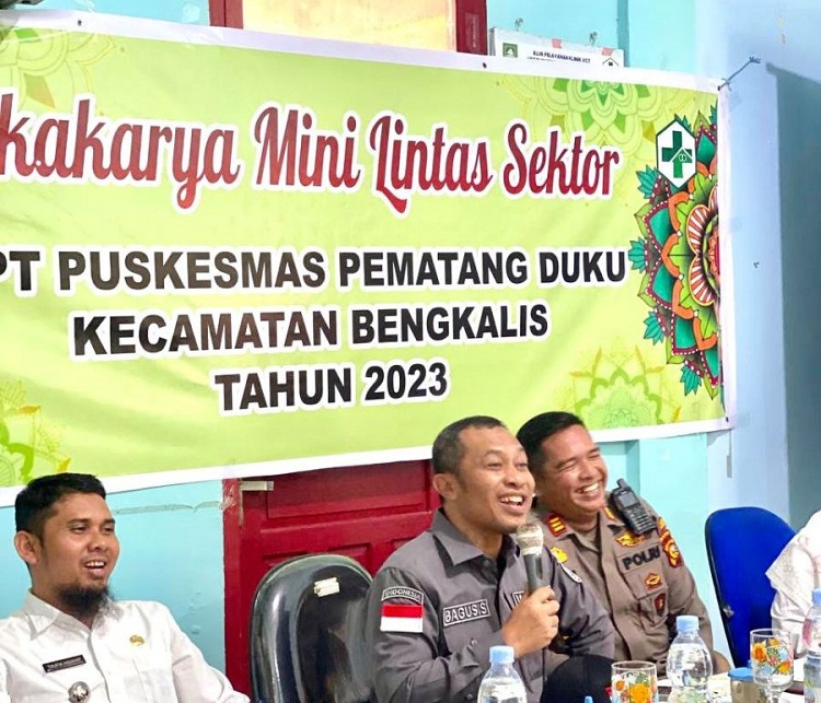 Buka Lokakarya Mini Puskesmas, Bagus: Bengkalis Peduli Jaminan Kesehatan Penduduknya