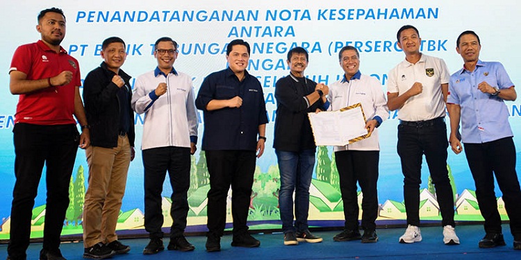 Nota Kesepahaman Diteken, Pemain Sepak Bola Diberi Kemudahan Punya Rumah