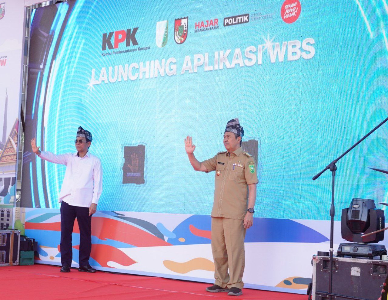 KPK dan Pemprov Riau Launching Aplikasi WBS Untuk Pengaduan Masyarakat Terkait Korupsi