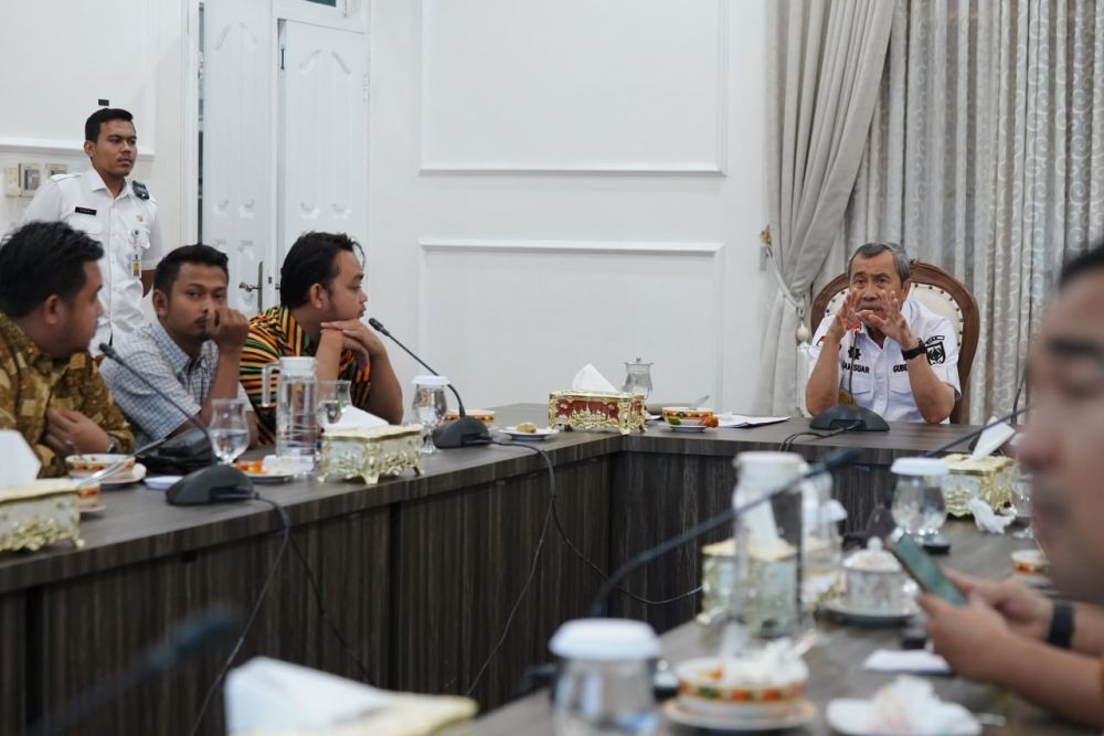 Akan Gelar Bazar UMKM dan Konser Artis, Forum Paguyuban Mahasiswa Temui Gubernur Riau