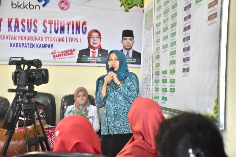 Ketua TP PKK Kampar: Jangan Coba-Coba Manipulasi Data Stunting