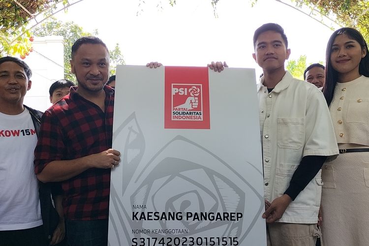 Kaesang Gabung PSI, Giring Terkejut Ukuran KTA Dalam Versi Besar