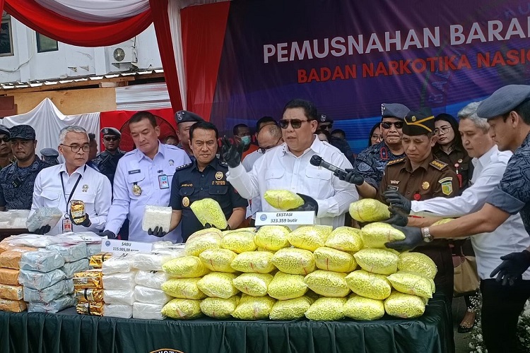 BNN Ungkap 13 Kasus Narkotika, dari 19 Pelaku Ada yang Ditangkap di Bengkalis