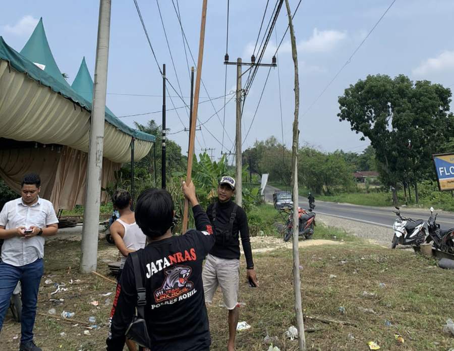 Pindahkan Tenda Aqikah, 4 Orang Warga Ujung Tanjung Rohil Tewas Tersengat Listrik