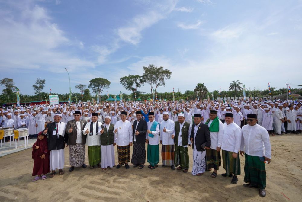 Gubernur Riau Hadiri Upacara Hari Santri Nasional di Rohil