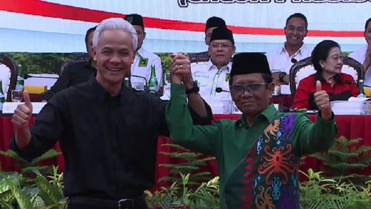 Mahfud MD Resmi Cawapres Ganjar Pranowo